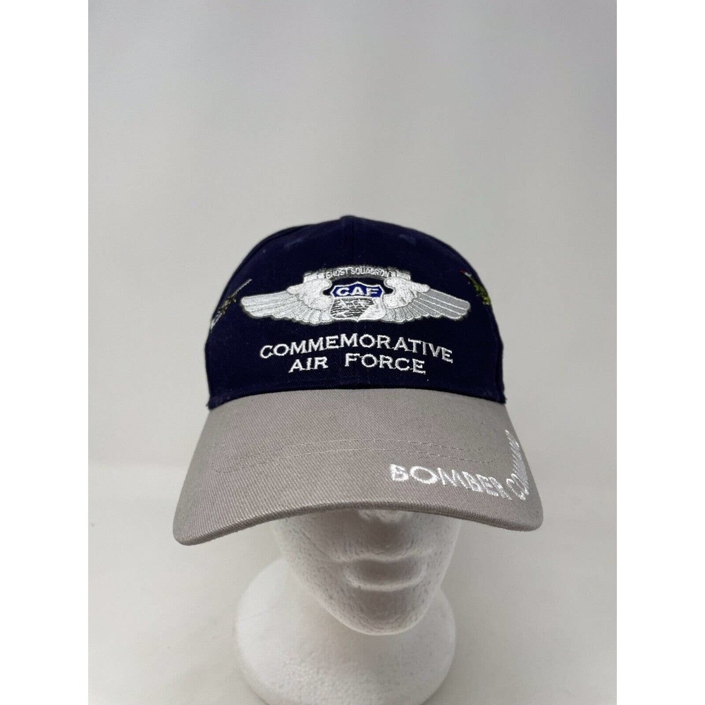 Air Force Hat Commemorative USAF Bomber Command Strapback Cap Ghost Squadron